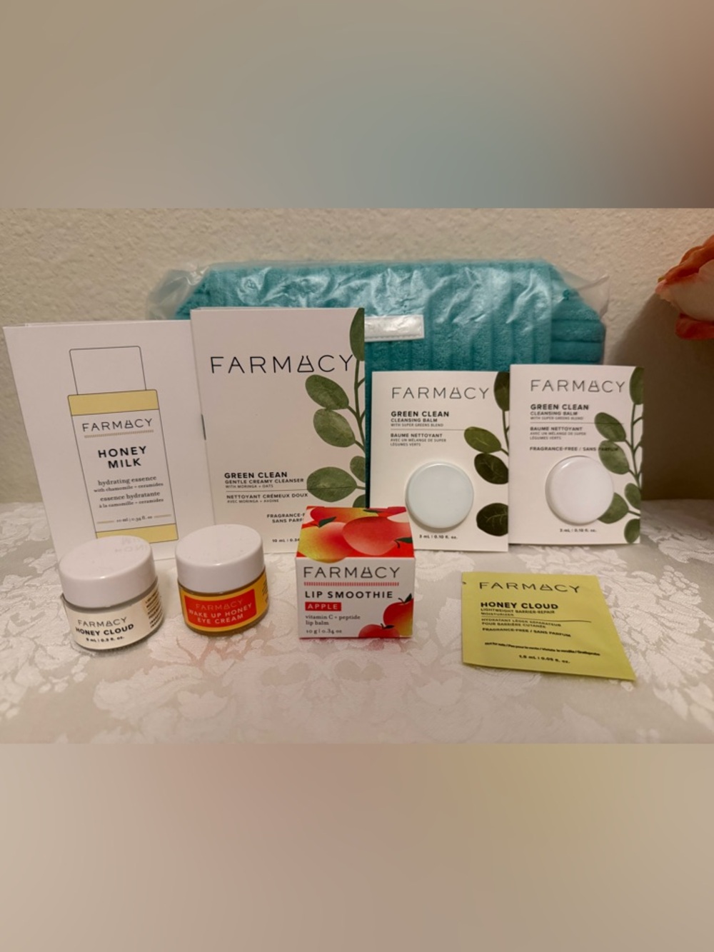 Farmacy Beauty Cosmetic Lip Smoothie Eye Cream Moisturizer samples NEW